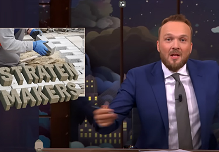 Lubach maakt reclame voor preventie op het werk