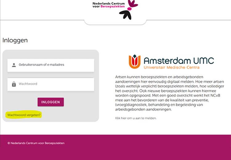 Melden niet mogelijk op donderdag 20 oktober vanwege inproductiename nieuw meldingsysteem