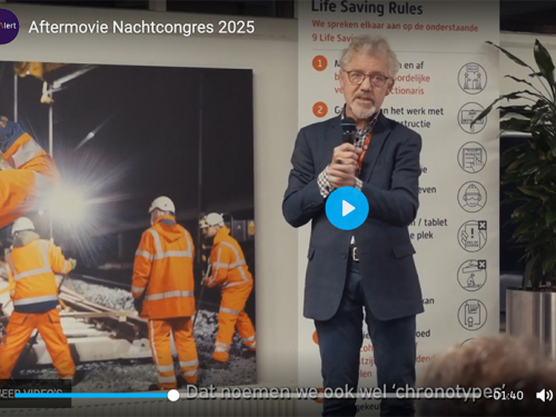 Nachtcongres over nachtwerk aan het spoor