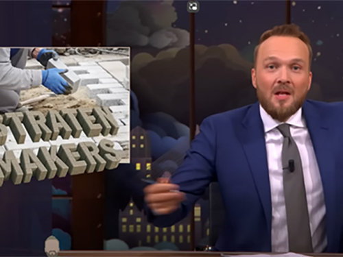 Lubach maakt reclame voor preventie op het werk